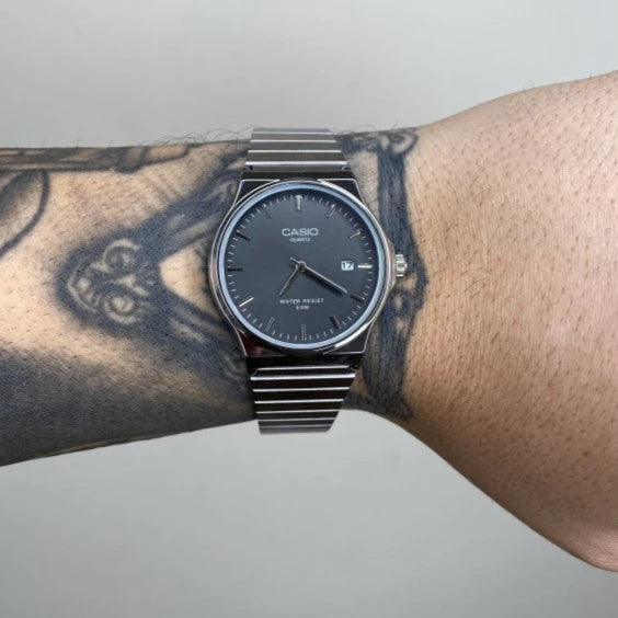 CASIO QUARTZ REDONDO PRATEADO